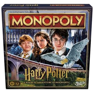 Monopoly Harry Potter Edition Board Game | A Magical Adventure at Hogwarts | Ages 8 and Up | 2 to 6 Players